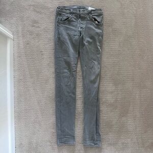 Rag & Bone Light Gray Skinny Jeans